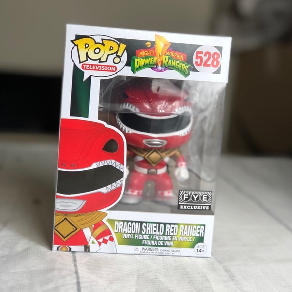 dragon shield red ranger funko pop